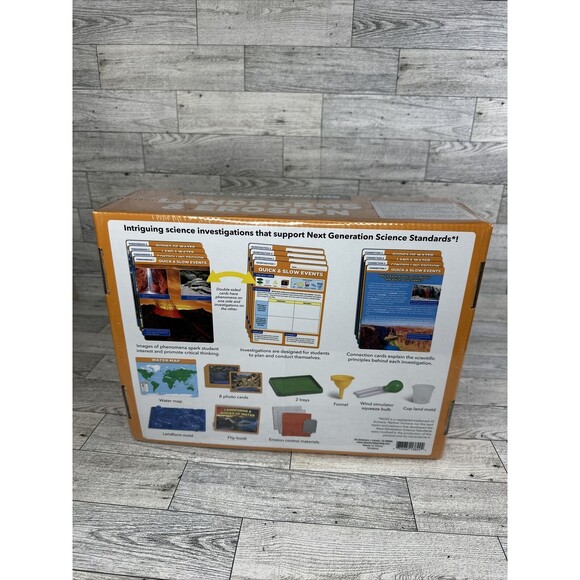 Lakeshore Meet The Standards Earth Science Kit Landforms And Erosion New - Picture 2 of 3